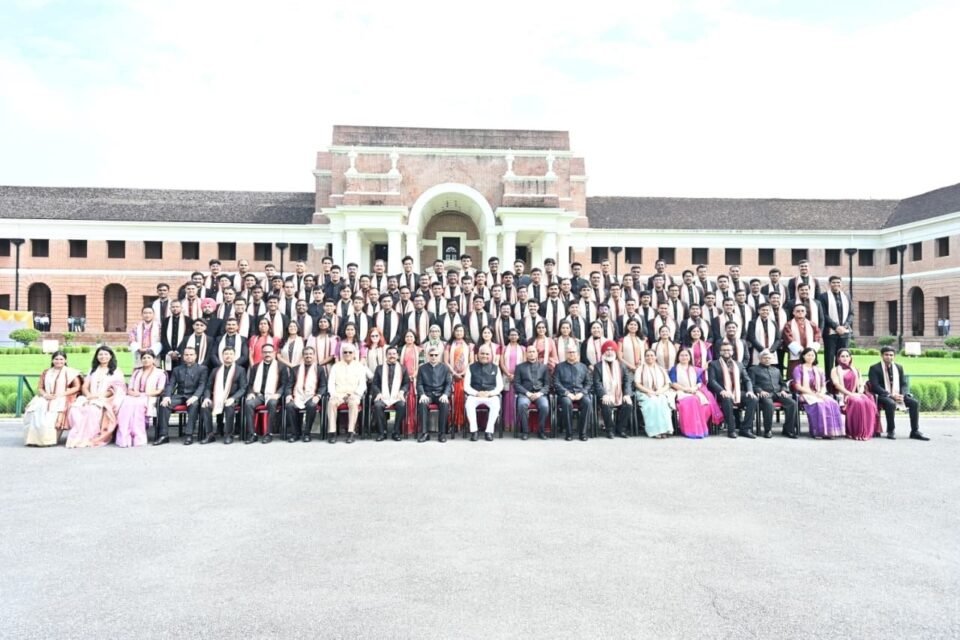 Convocation ceremony of the 2024 batch of Indian Forest Service probationers concludes at the Indira Gandhi National Forest Academy.