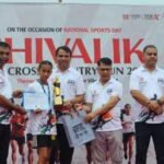 Five kilometer cross country race organised on National Sports Day