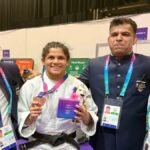 Glasgow Commonwealth Games Dehradun's Unnati Sharma won a bronze medal in the judo competition.