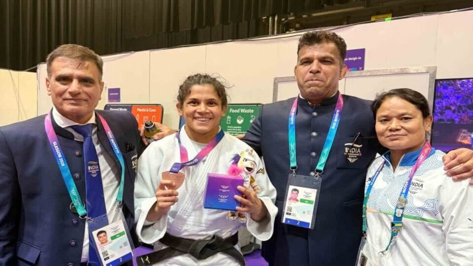 Glasgow Commonwealth Games Dehradun's Unnati Sharma won a bronze medal in the judo competition.