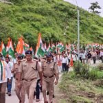 Grand Tricolour rally held on the 80th Independence Day; 101-foot-high national flag site inaugurated.