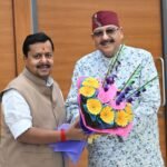 Maharaj paid a courtesy call on BJP National President Nitin Nabin.