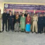 NCC cadets welcomed at the college upon their return from the Army Camp 2026.