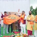 Ramlila Festival 2026 kicks off in Doon with the installation of the Hanuman flag.