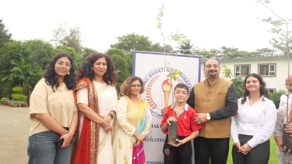 Students' spectacular performances and distribution of over 100 saplings at Edify World School on Teachers' Day.