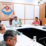 The Chief Secretary held a review meeting with District Magistrates via video conferencing.