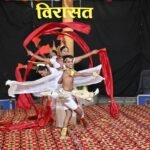 At 'Virasat Sadhana' on Tuesday, students showcased their talent, charisma, and immense confidence on a well-decorated stage.