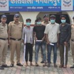 Four accused arrested for plotting theft and robbery.