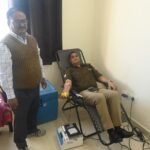 Free health checkup and blood donation camp organized for police personnel and their families in Police Line Almora.