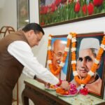 Governor Gurmit Singh paid tribute on the birth anniversaries of Mahatma Gandhi and Lal Bahadur Shastri.