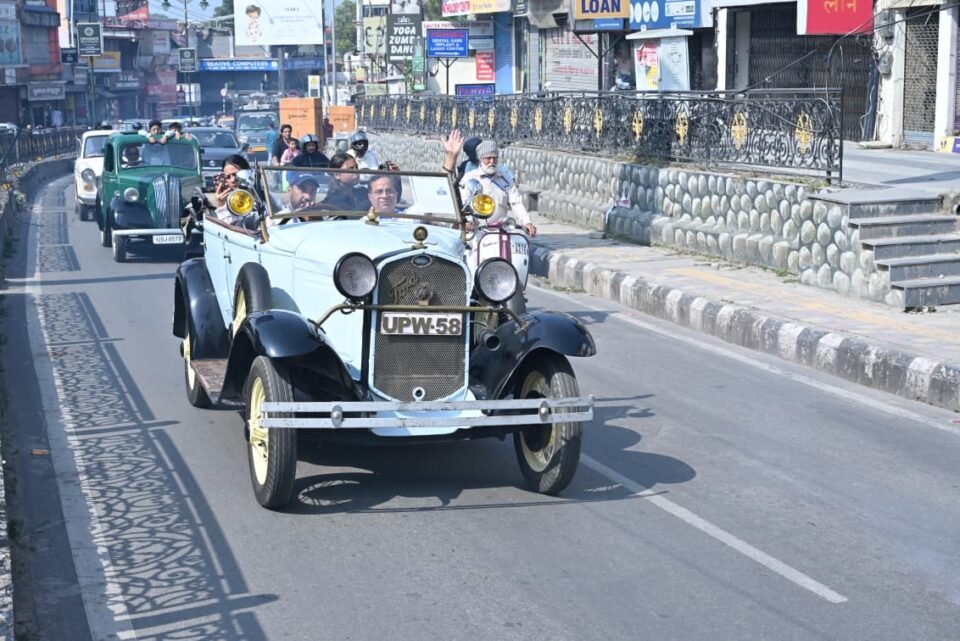 Heritage Festival 2026 Vintage car rally speeds through the streets of Doon