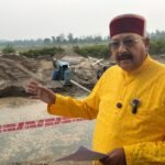 Maharaj conducted an on-site inspection of the works at the Sharda Corridor and Nayakkheda.