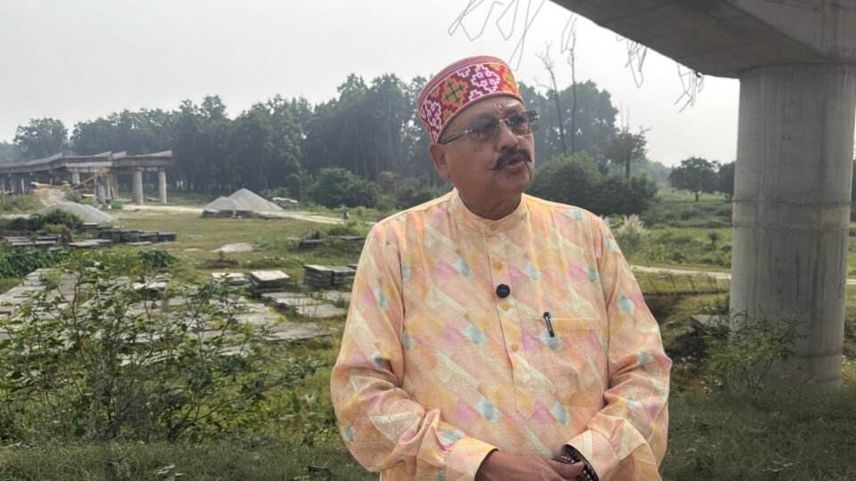 Maharaj inspected the four-lane road and the dry port under construction at the India-Nepal border.