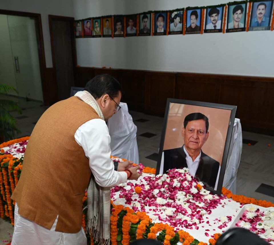 The life of the late Hira Singh Bisht was dedicated to public causes CM Dhami